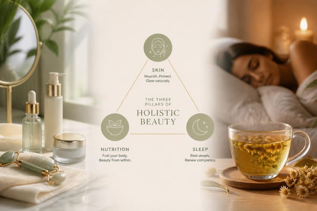 3 piliers pour intégrer le bien-être holistique dans sa routine beauté