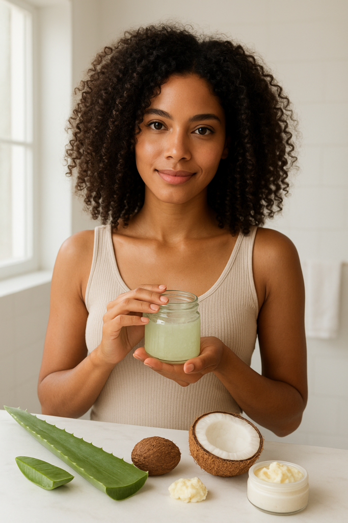 Après-shampoing naturel cheveux bouclés : 3 recettes + 5 produits « clean »