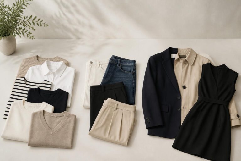 Garde-robe capsule intemporelle : 3 piles essentielles