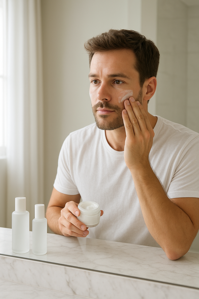 Routine soin visage homme : guide complet matin et soir