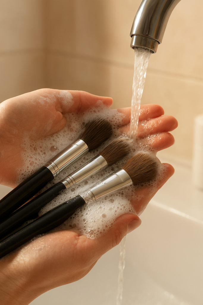 Fréquence nettoyage pinceaux maquillage : le guide par type