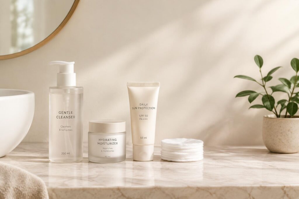 Routine beauté minimaliste : 3 gestes essentiels