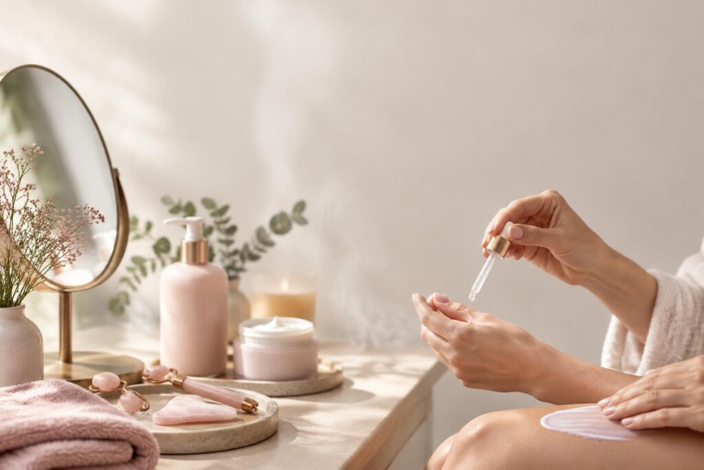 Routine beauté visage et corps : simple quand on manque